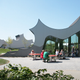 Illustration for article titled Futuristic Building Is Skateboarders Paradise